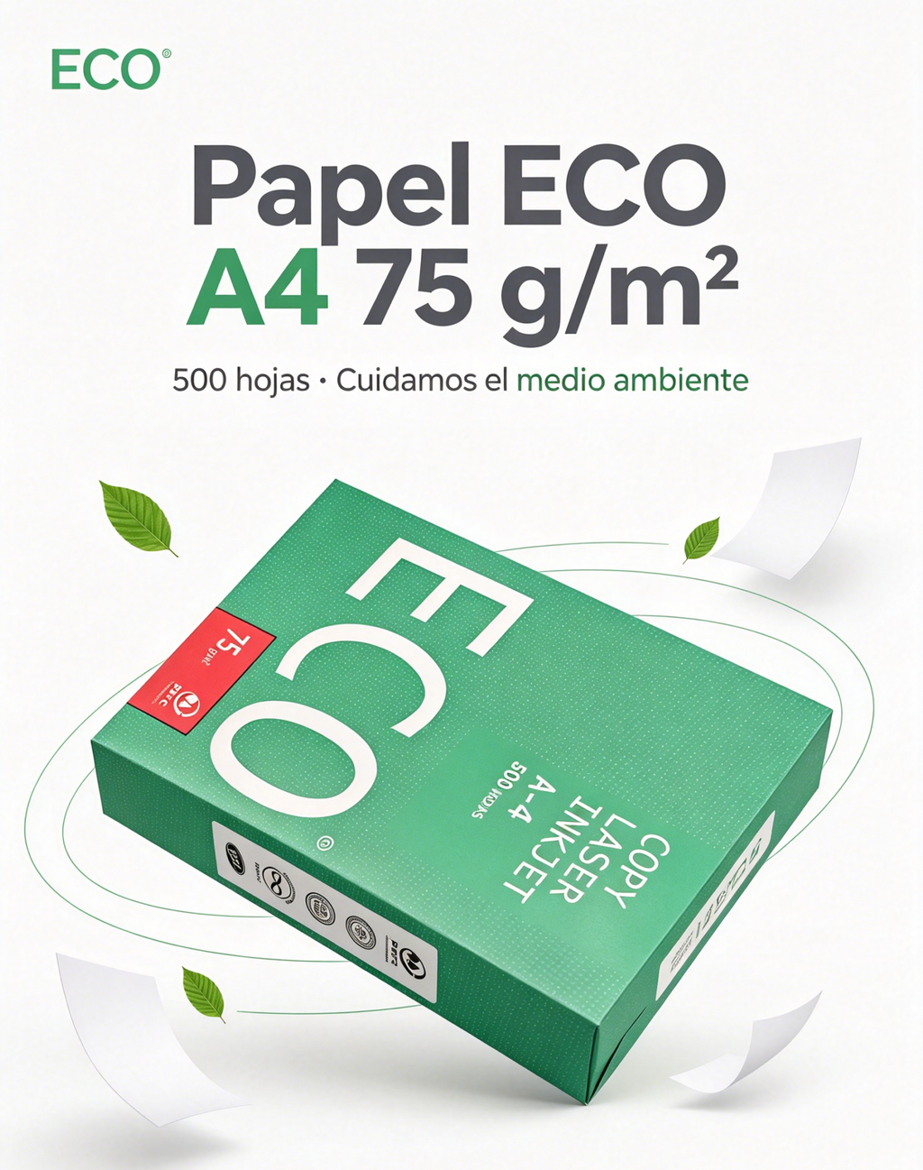 Papel A4 ECO 75 g