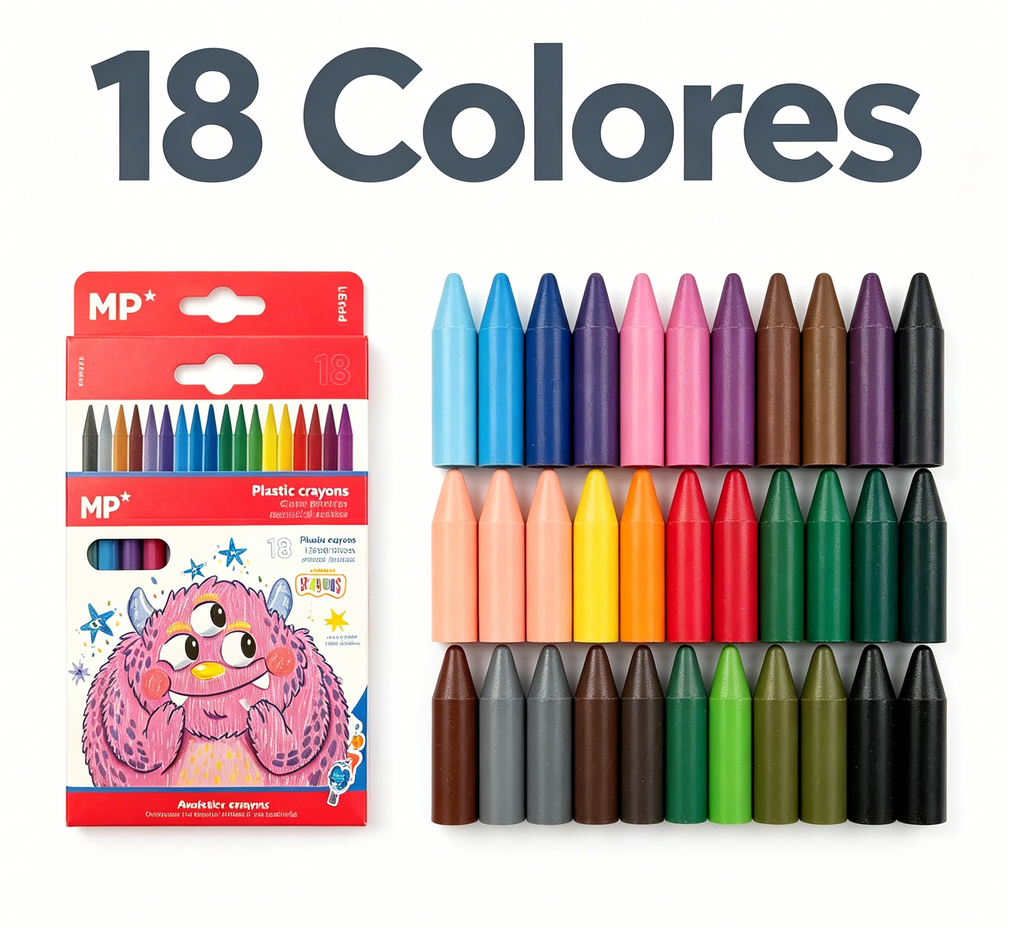 Ceras Plásticas 18 Colores