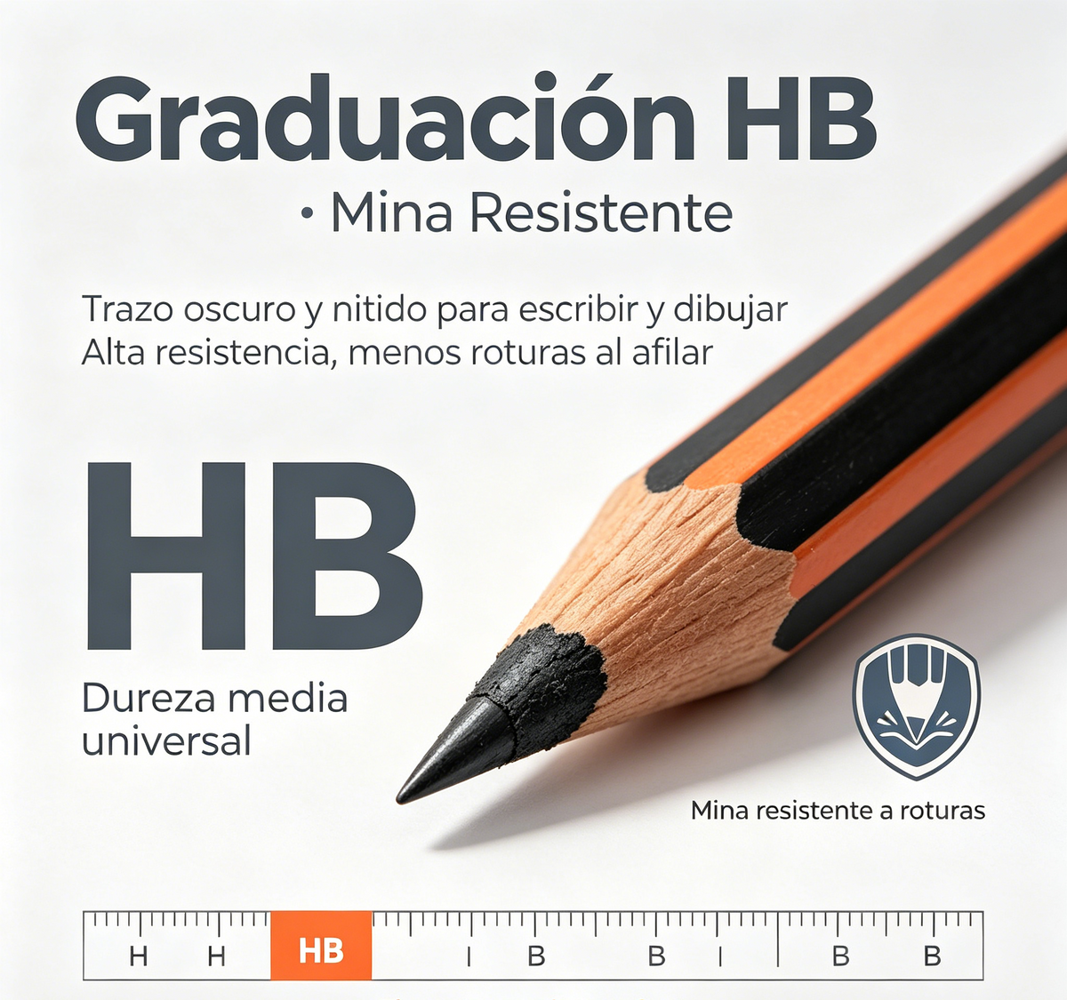 Lápices HB Triangulares