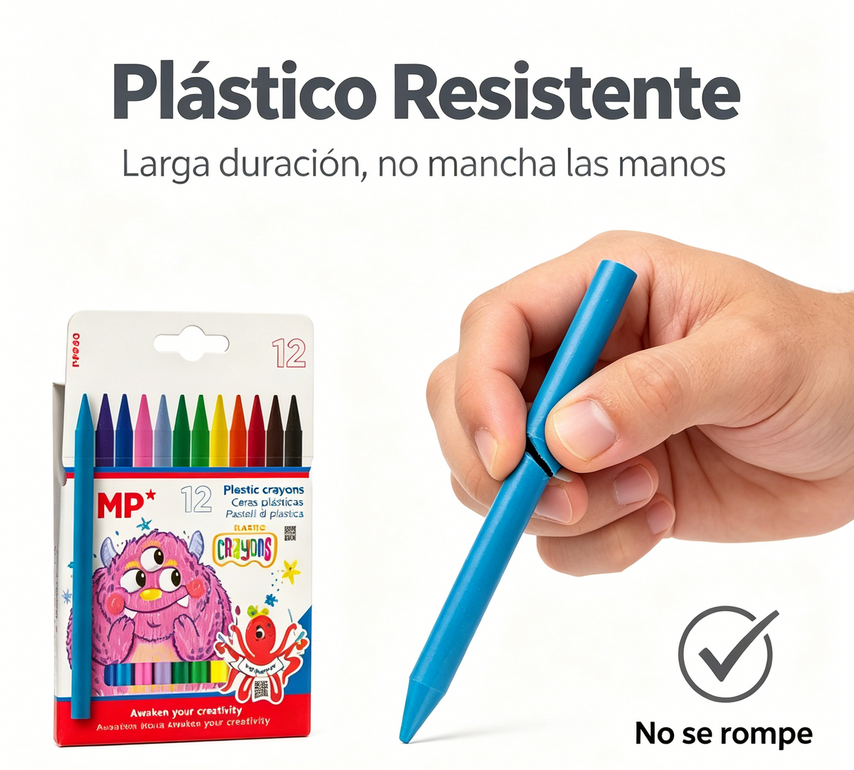 Ceras Plásticas 12 Colores