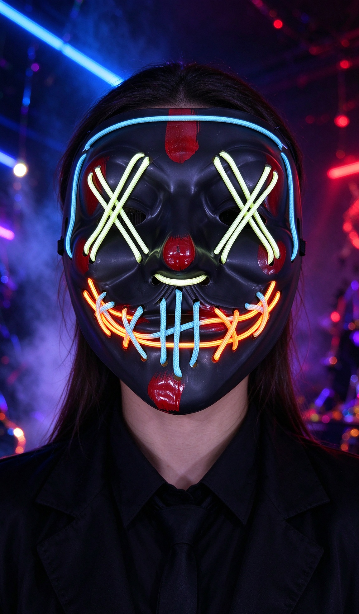 Máscara LED La Purga Halloween