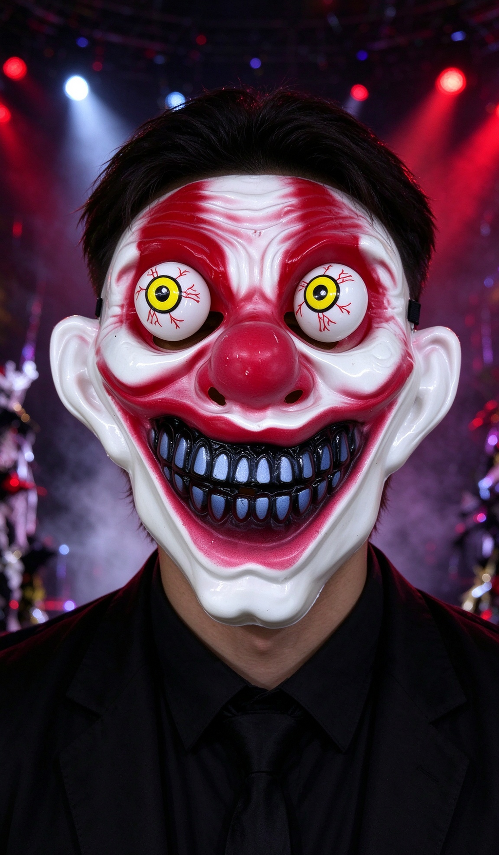 Máscara Payaso Ojos Saltones Halloween