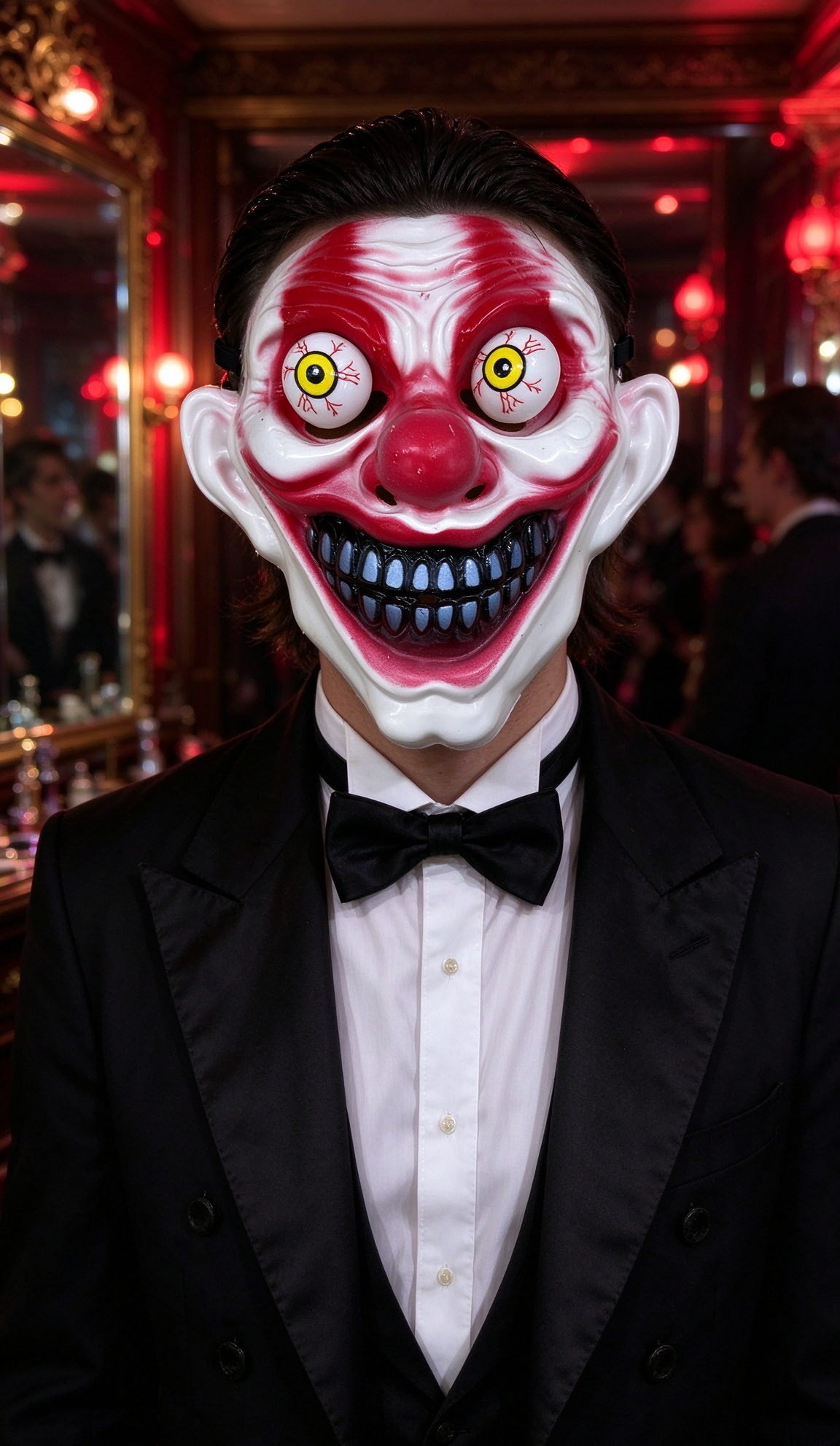 Máscara Payaso Ojos Saltones Halloween
