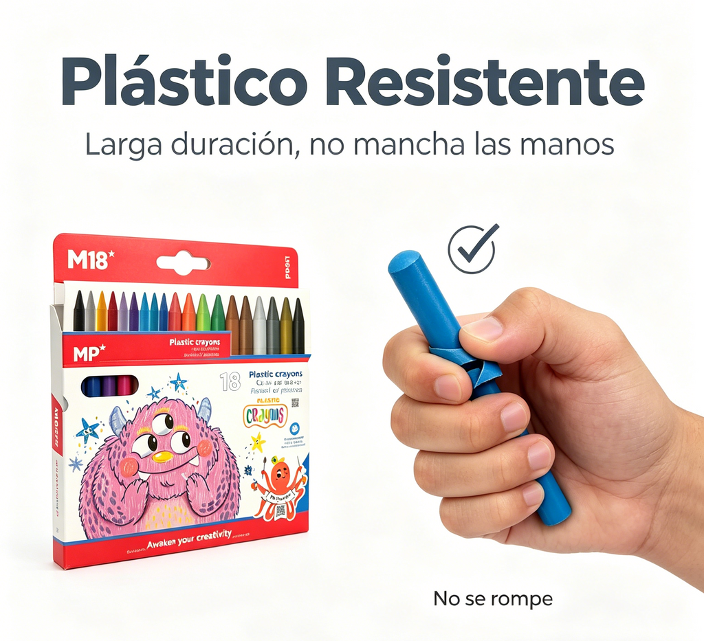 Ceras Plásticas 18 Colores