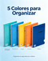 Cuadernos Campus A4 en pack de 5 colores, ideales para organizar apuntes y estudiar, con cuadrícula de 4 mm.