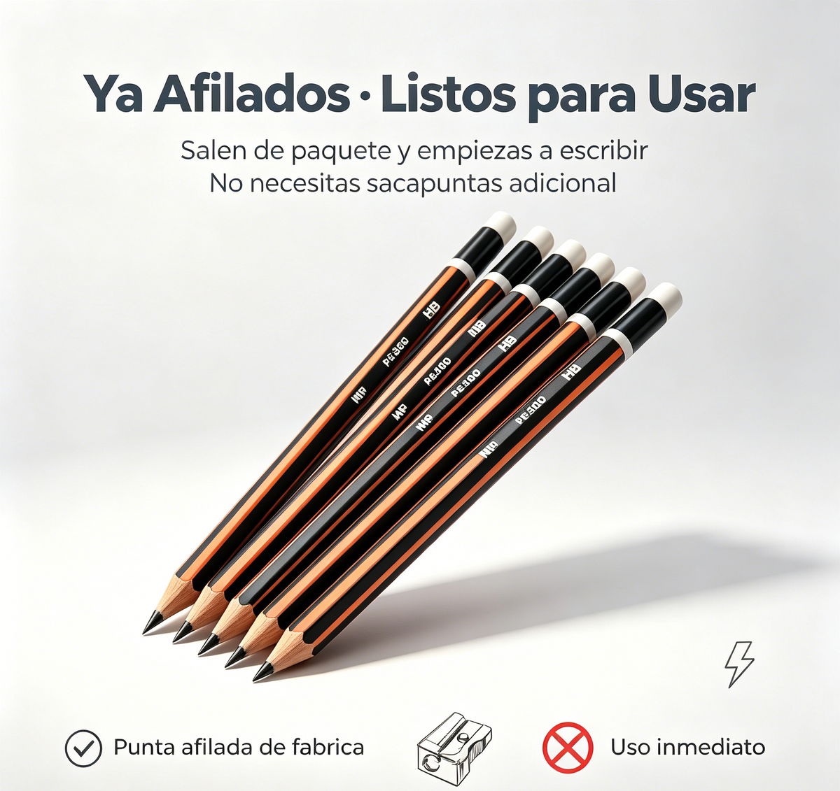 Lápices HB Triangulares