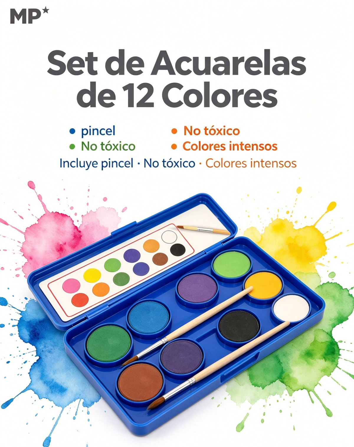 Acuarelas con Pincel