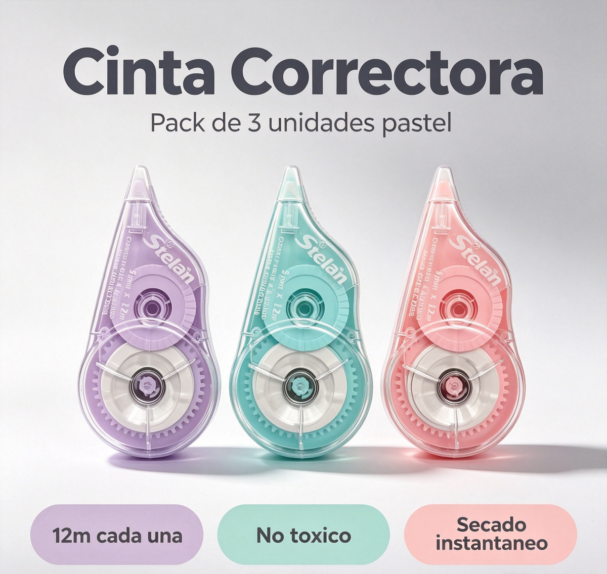 Cinta Correctora Pastel