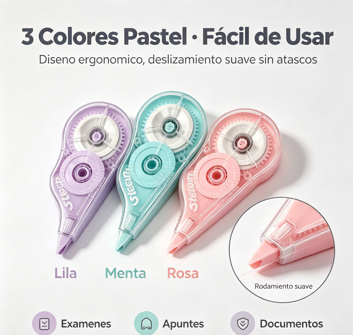 Cinta Correctora Pastel